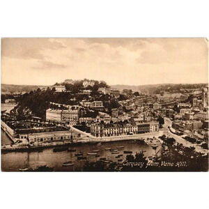 Torquay from Vane Hill UK Postcard